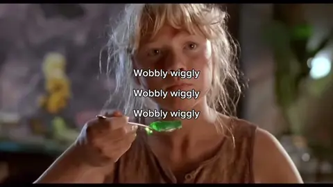 The jelly: WIGGLY WOBBLE.      #jurassicworld #jurassicpark #dinosaur #jw #rebirth 