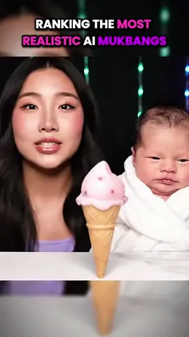 Ranking The Most Realistic AI Mukbangs  #ai #fyp #asmr #mukbangvideo #FoodTok 