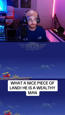 0815WHAT A NICE PIECE OF LAND! HE IS A WEALTHY MAN #kick #streamer #pilot #plane 