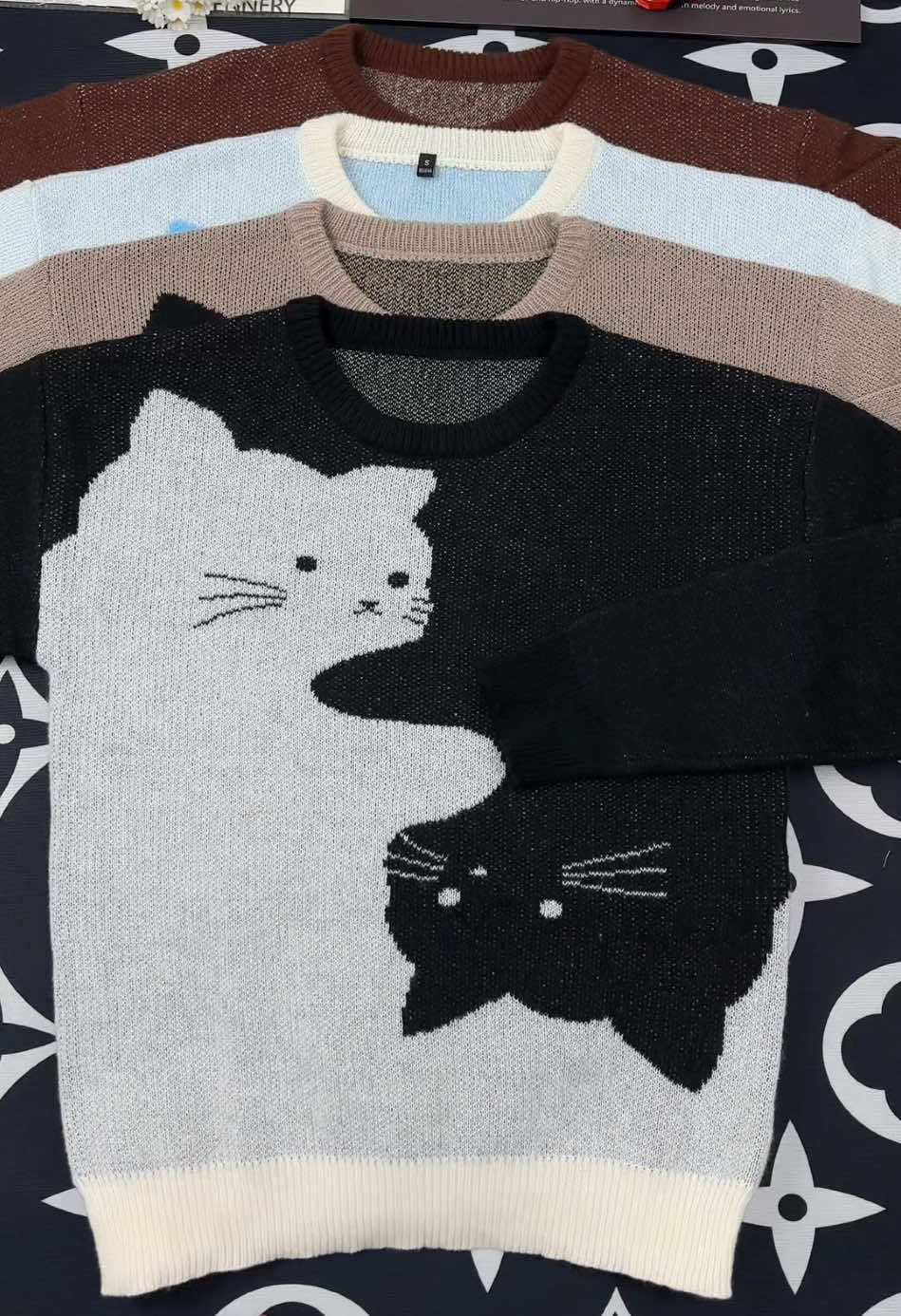 Cartoon cat sweater = cozy + drip 🐱🔥 #cartoon #cat #sweater #mensweater #streetwear #skeleton #print #jumper #menfashion #drop #shoulders #sweaterseason #knitwear #dailywear #cross #sweaterstyle #dailywear #streetwear #greatoutdoors #longsleeve #treasurefinds #spotlightfinds #earthtone#menswear #stylish #spotlightfinds #spotlightfashion #affordablefashion #treasurefinds #dealsforyoudays#dealdrops #fall #fallstylish #falldealsforyou #fallfashion #autumnvibes #tiktokshopbacktoschool #tiktokshopcreatorpicks#spookyseason #halloween2025