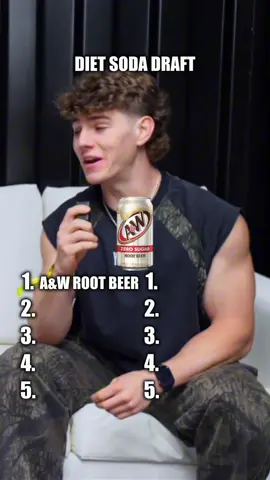 Who’s diet soda list is better? @Brodieshredz 