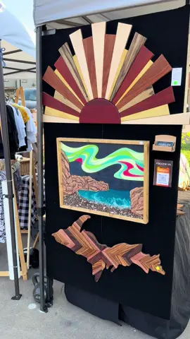 Market days!  #woodartist #SmallBusiness #michiganartist #womenwhobuild #scrollsawartist 
