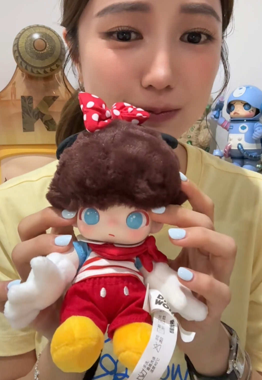 วันนี้ขอจุ่มซักหนึ่งงง 🥰 #กล่องสุ่ม #popmart #dimoo #บัวนลินทิพย์ 