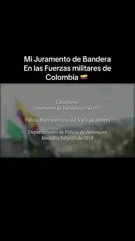 Mi juramento a la Bandera en las Fuerzas Militares de Colombia 🇨🇴 #militar #ceremonia #Love #fyp #feed 