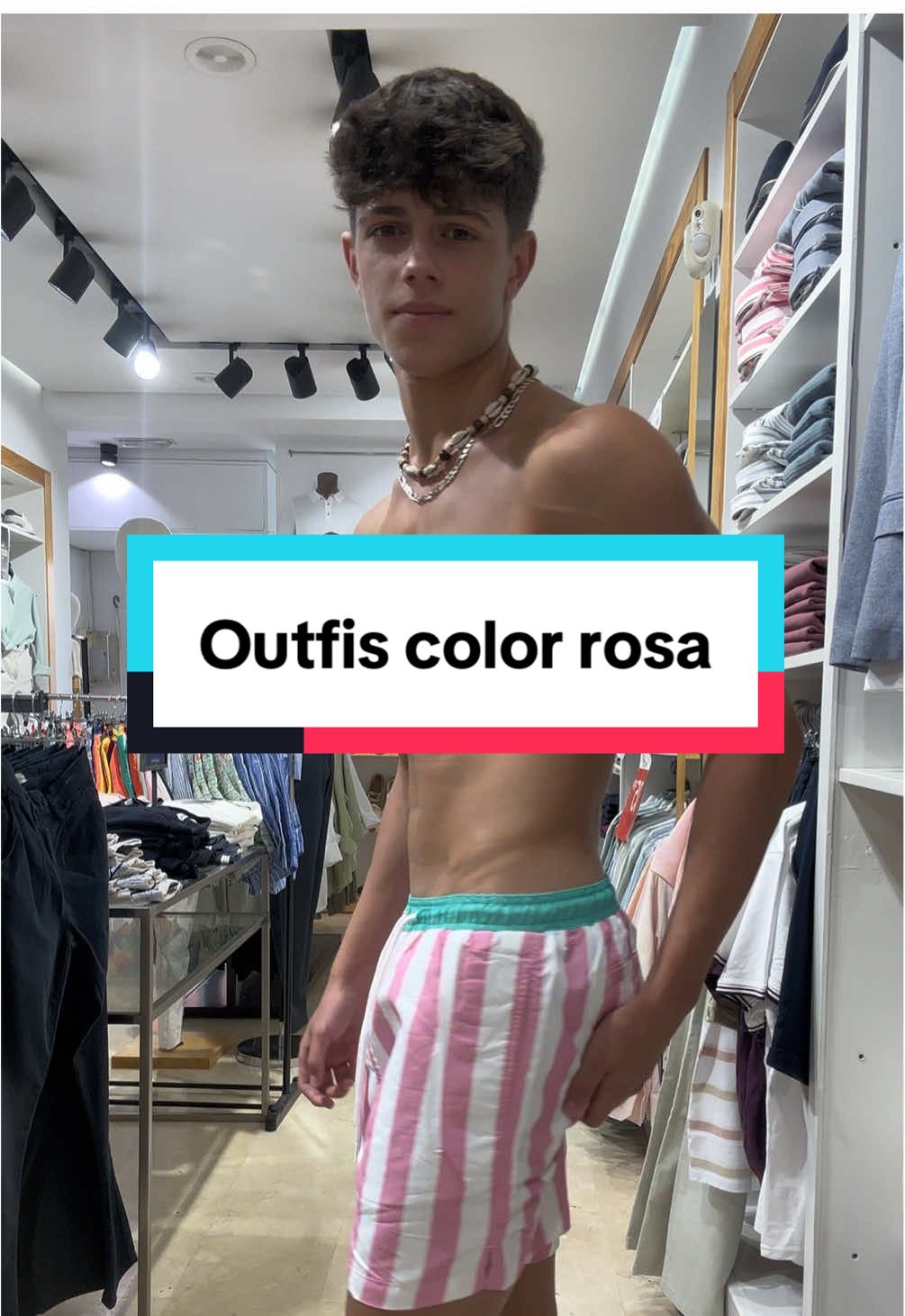 Outfits combo color rosa! @_𝔤𝔲𝔦𝔩𝔩𝔢.𝔤7_® le sienta genial este color. Qué opináis?? #tiktok #Viral #malibu #men #grwm 