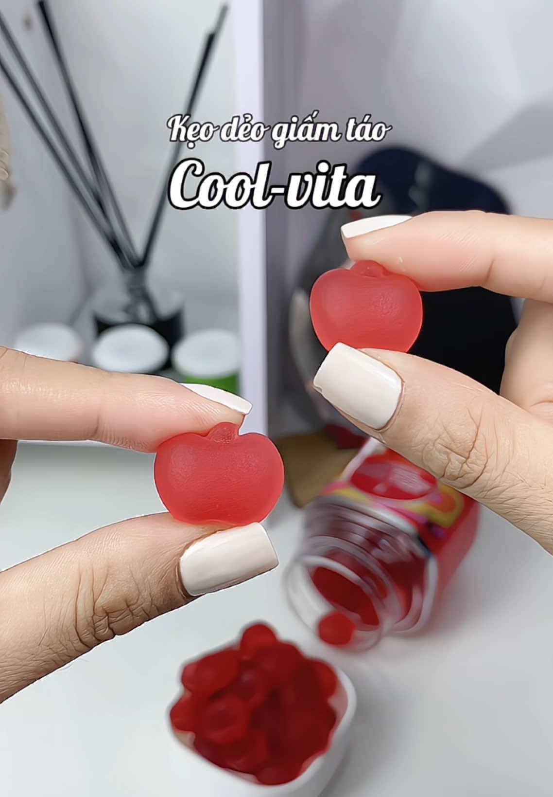 Kẹo dẻo giấm táo Cool-vita🍎 #coolvita #keodeogiamtao #giamtao #keodeocoolvita #xuhuong 