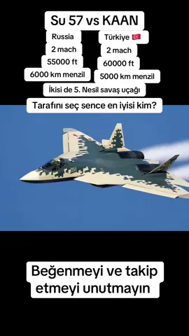 Su 57 vs KAAN #tusaş #russia #kaan #su57 #terratides 