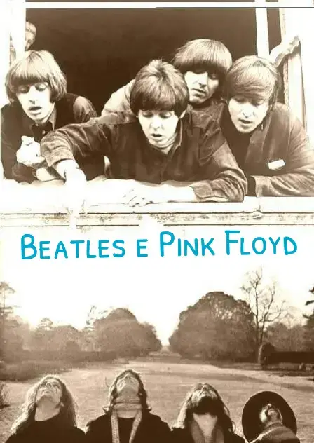 Una foto emblematica,due band leggendarie che hanno fatto letteralmente la storia della musica , una ha creato un genere, ovvero il pop/rock e l' altra più generi, psicadelica,art rock,rock progressivo... Strano a dirsi ma hanno in comune molte cose, la morte tragica di due componenti, John Lennon e George Harrison e nell' altro Syd Barrett e Richard Wright, anche sui leader sono simili... John Lennon assomiglia abbastanza a Roger Waters...Sono uno antitesi dell' altro... Siete d' accordo? Scrivetelo nei commenti #pinkfloyd #beatles 