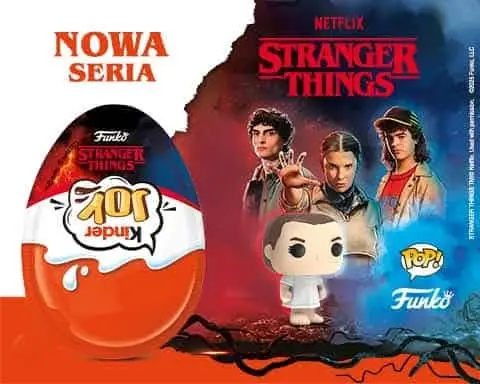 Nuevas imágenes promocionales de la nueva colección de Funko Stranger Things x Kinder Joy!!! 🖐🏻🩸 He leído que ya se están vendiendo en Polonia, al resto de Europa llegarán en Octubre según tengo entendido, quizás lleguen un poco antes. En la segunda foto se puede ver la colección completa, serán todo figuras!! 🤩💗 #kinder #strangerthings #parati #fyp #netflix 