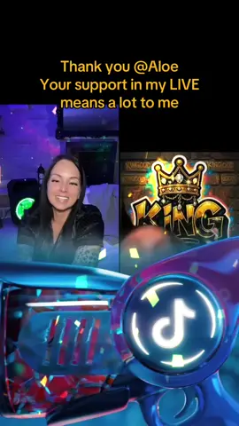 Aloe, thank you for the incredible support in my LIVE! I will keep creating better LIVE content!@Aloe #tiktoklive #livehighlights #livegift #diamondgun #galaxy 