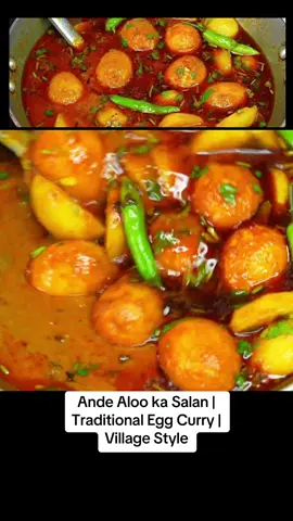Ande Aloo ka Salan | Traditional Egg Curry | Village Style  #Rubtakhankitchen #anda #Aloo #Salan #fyp 