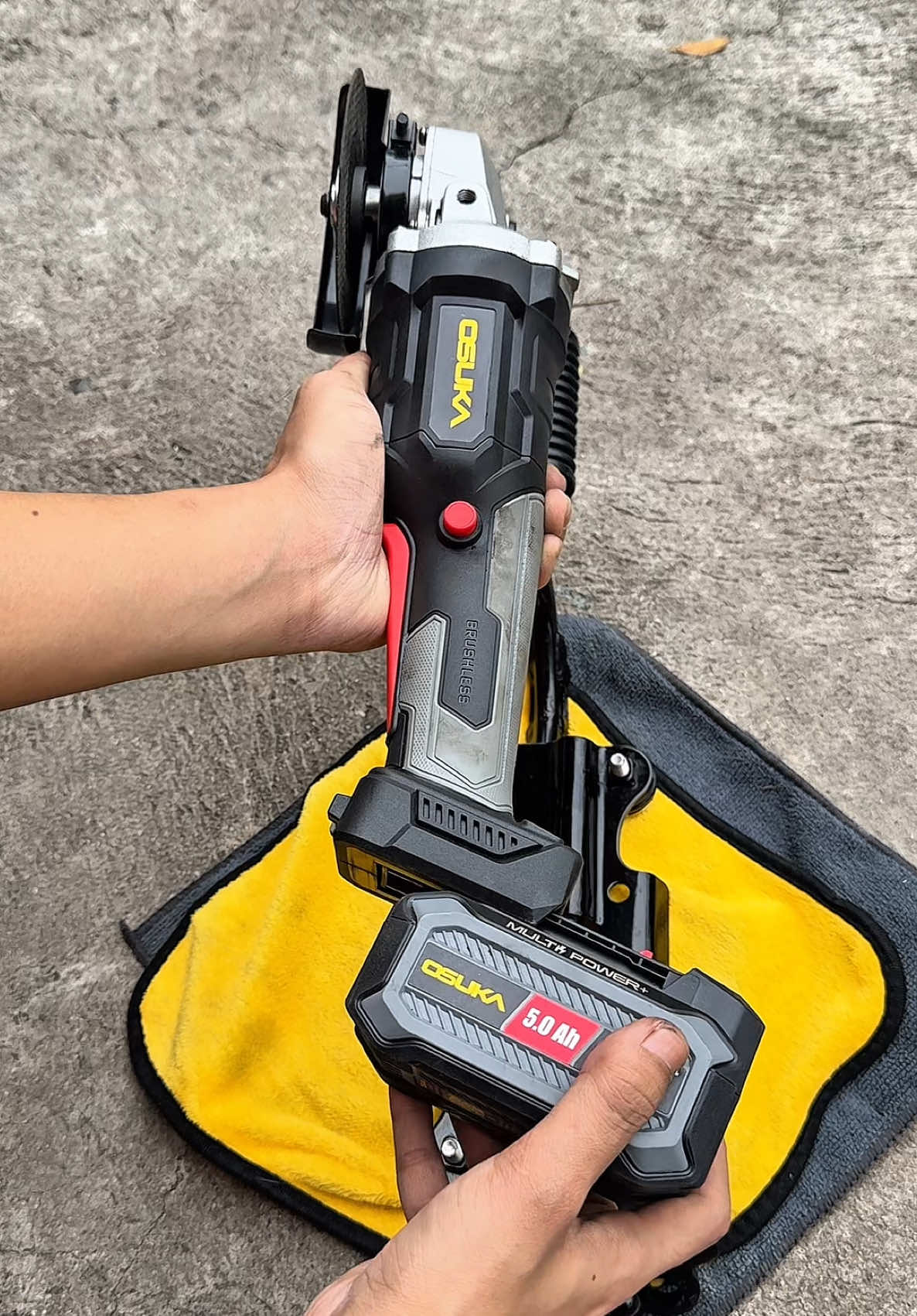 เครื่องเจียร์ไร้สาย OCAG746-P1 OSUKA รุ่นใหม่ #หินเจียรไร้สาย #สว่านไร้สาย #หินเจียร์ไร้สายosuka #osuka #ใช้ดีบอกต่อ 