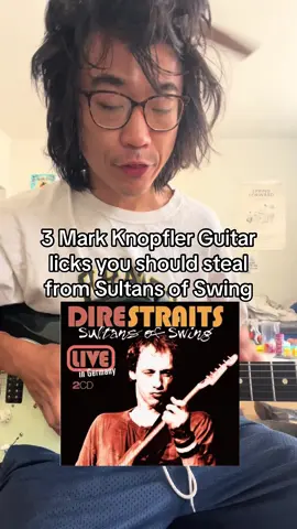 3 guitar licks you should steal from Sultans of Swing #guitarlesson #markknopfler #guitarlicks #bluesguitar #stratocaster 