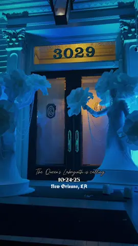 The Queen’s Labryinth Ball in New Orleans is approaching. This years’ theme is “A Court of Fire & Fate.” and it is one of our most anticipated events of the year! Head to the link in my bio for tickets, and more information. Use CAITLINQL2025 for fifty off tickets 🖤 #neworleans #halloween #hauntedneworleans #spookyseason #darkaesthetic 