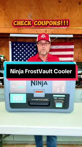 Ninja Hard Cooler with Dry Zone #ninjacooler #cooler #ninjafrostvault #tiktokshopcreatorpicks @Ninja Kitchen 