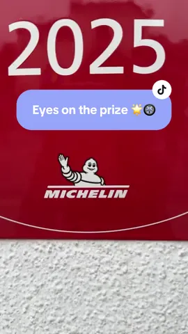 All these Ferraris but I only notice one red star 🌟🛞 #michelin #michelinstar #michelinman #montereycarweek #carweek 