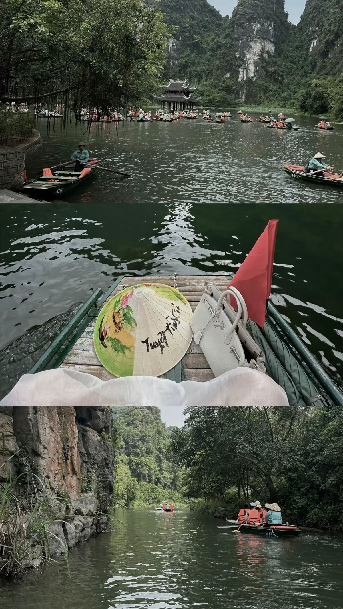 Nắng nhẹ xuyên qua tán lá, em mỉm cười giữa những an yên dịu dàng….#ninhbinh #tuyettinhcoc 