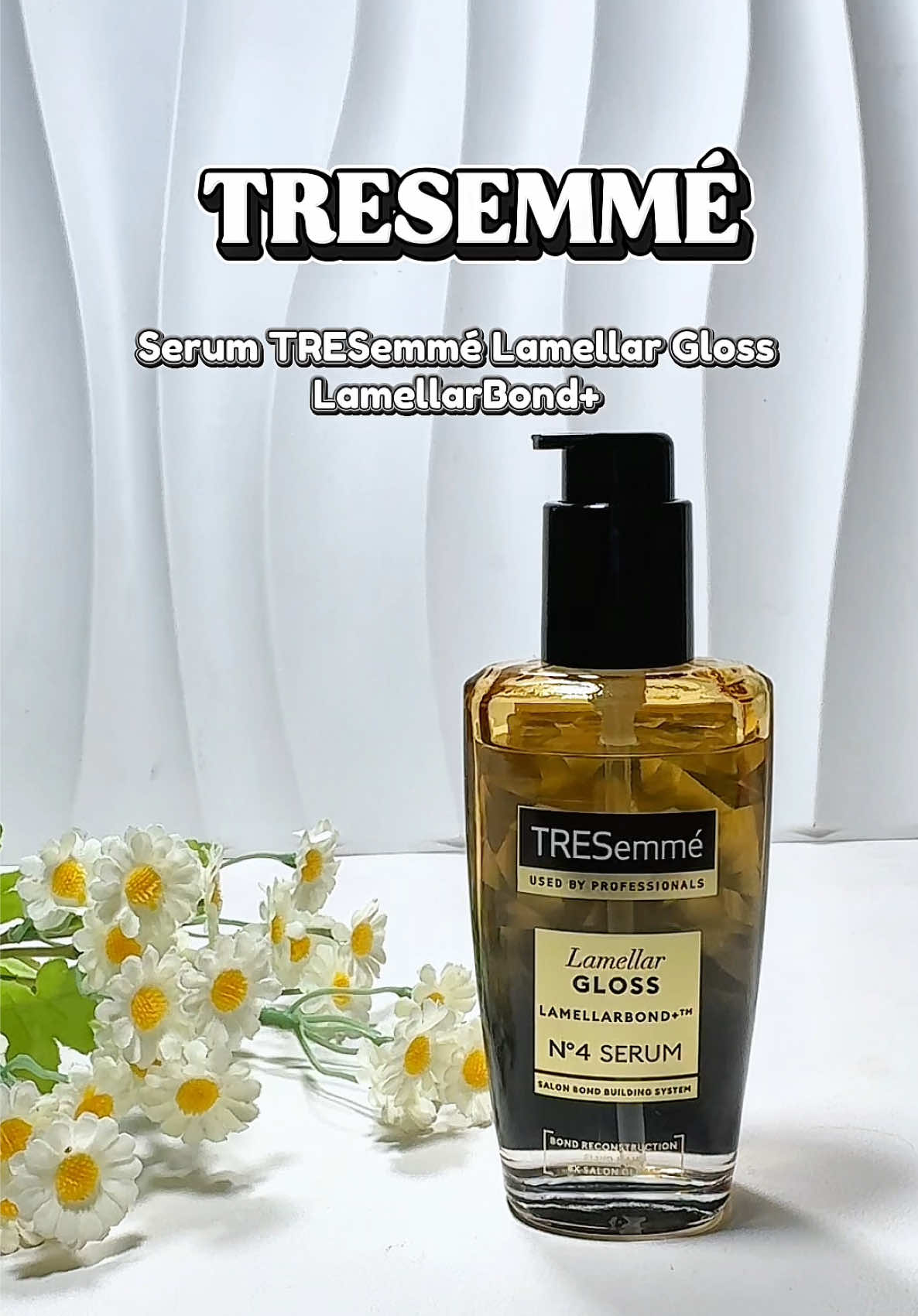 Serum dưỡng tóc Tresemmé giúp.tóc bóng mượt chuẩn salon #tresemme #lamellargloss #hoptaccungunilever #tócbóngbắtsáng #tresemmevn 