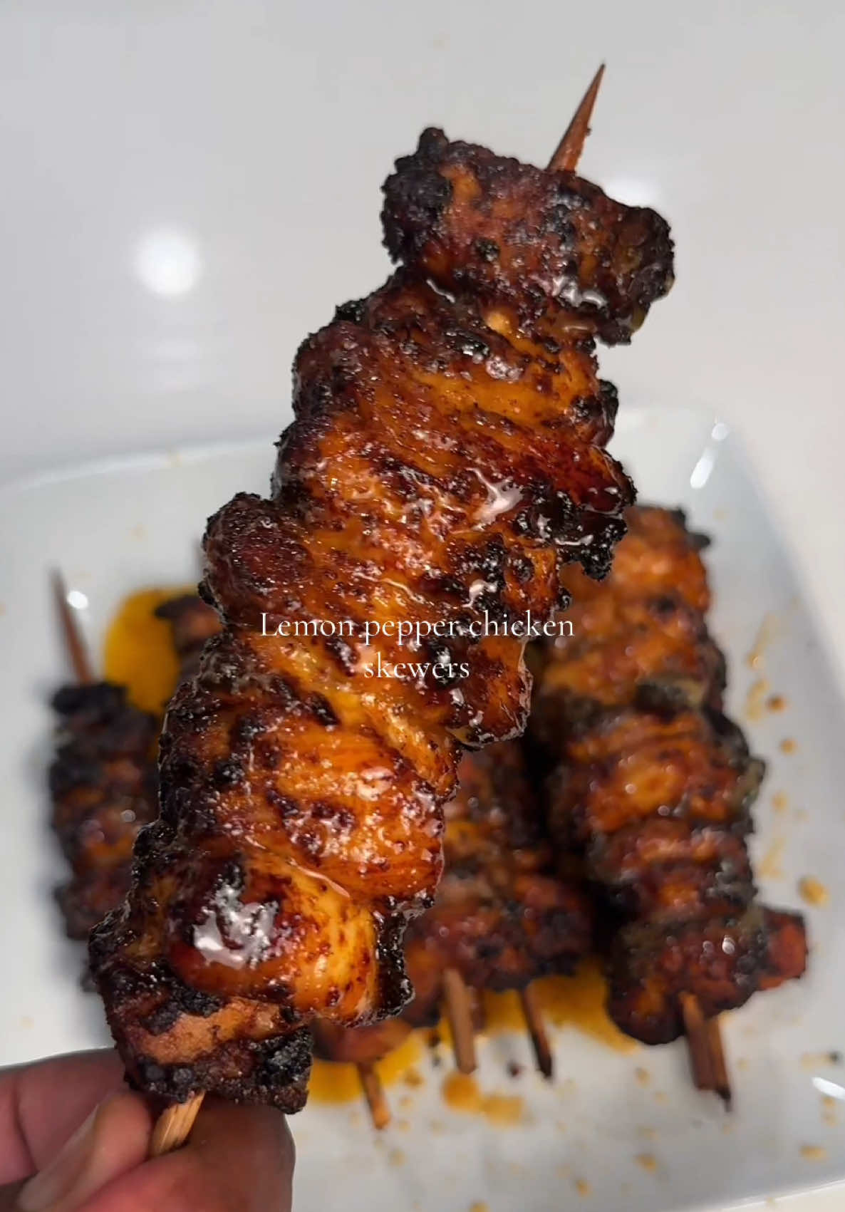 Lemon Pepper Chicken Skewers (via @Mex) Black Foodie Finder 🧡