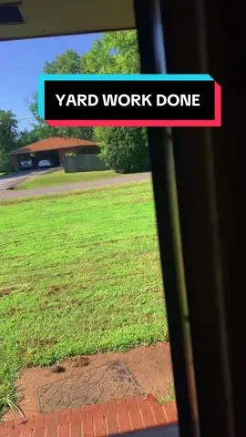 Sweat my ass off literally #yardwork #grass 