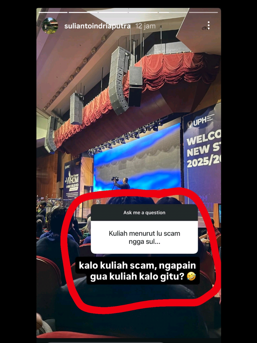 Membalas @kum4rlone Yang Penting Kuliah Itu Bukan Scam ya temen2, Suli Aja masih haus akan Ilmu meski jam tangan nya seharga 1 Rumah Elite☺️🙏 #sulianto #nagake10 #fyp #media #uphcollege 