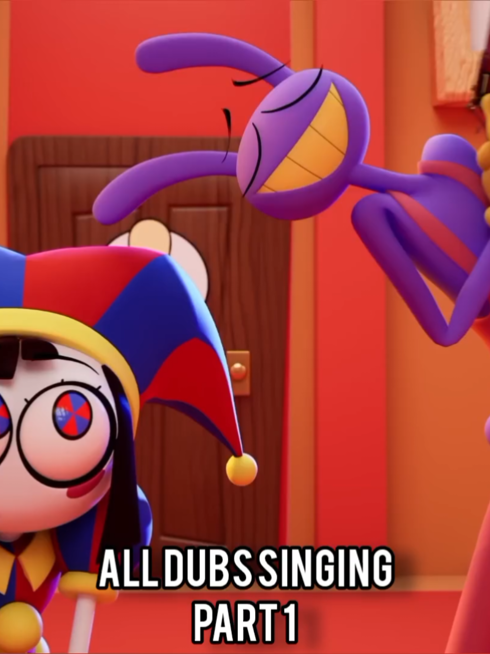 It's a pity that some sing in english #digitalcircus daisy daisy #funnybunny #glitch #pomni #jax 