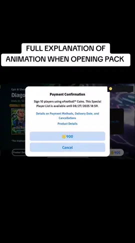 FULL EXPLANATION OF ANIMATION WHEN OPENING PACK #newupdate #tiktokgaming #GamingOnTikTok #gaming #viralvideos 