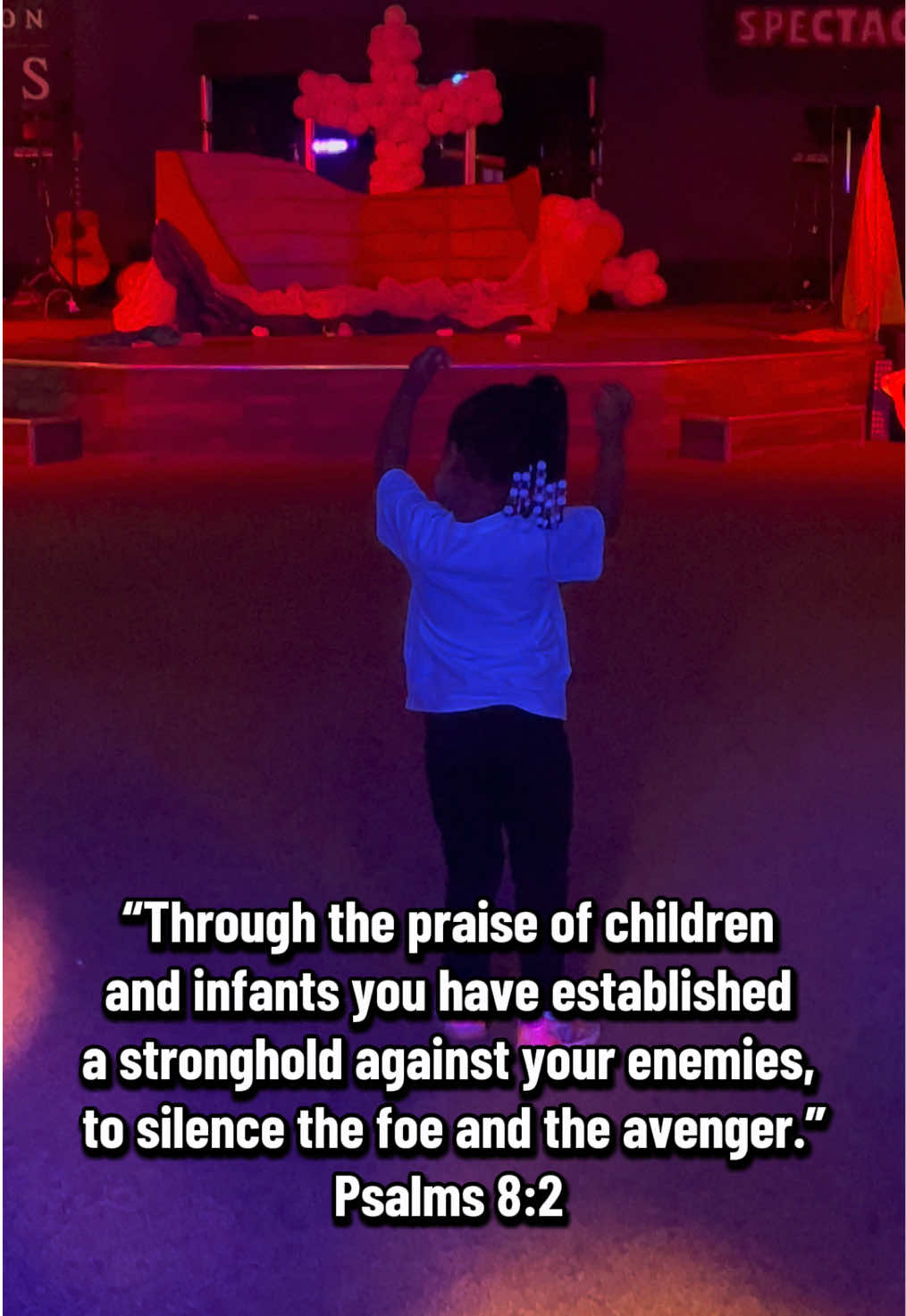 LET THE CHILDREN PRAISE HIM! Let the children DANCE! Let the children SING! Let the children bring adoration to their KING! #kids #praise #praisethelord #christian #christiantiktok 