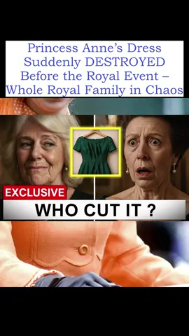 Princess Anne’s Dress Suddenly DESTROYED Before the Royal Event – Whole Royal Family in Chaos
