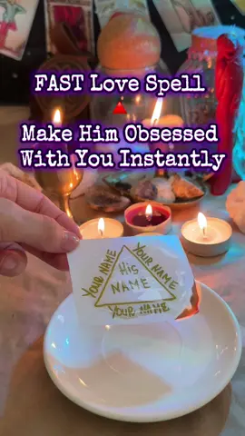 Manifest love into your life instantly 💕🔥 This spell works fast if you do it with pure intention and focus. Would you try it tonight? 👀✨#witchtiktok #witchtok #lovespellsthatwork #lovespell #lovespel 