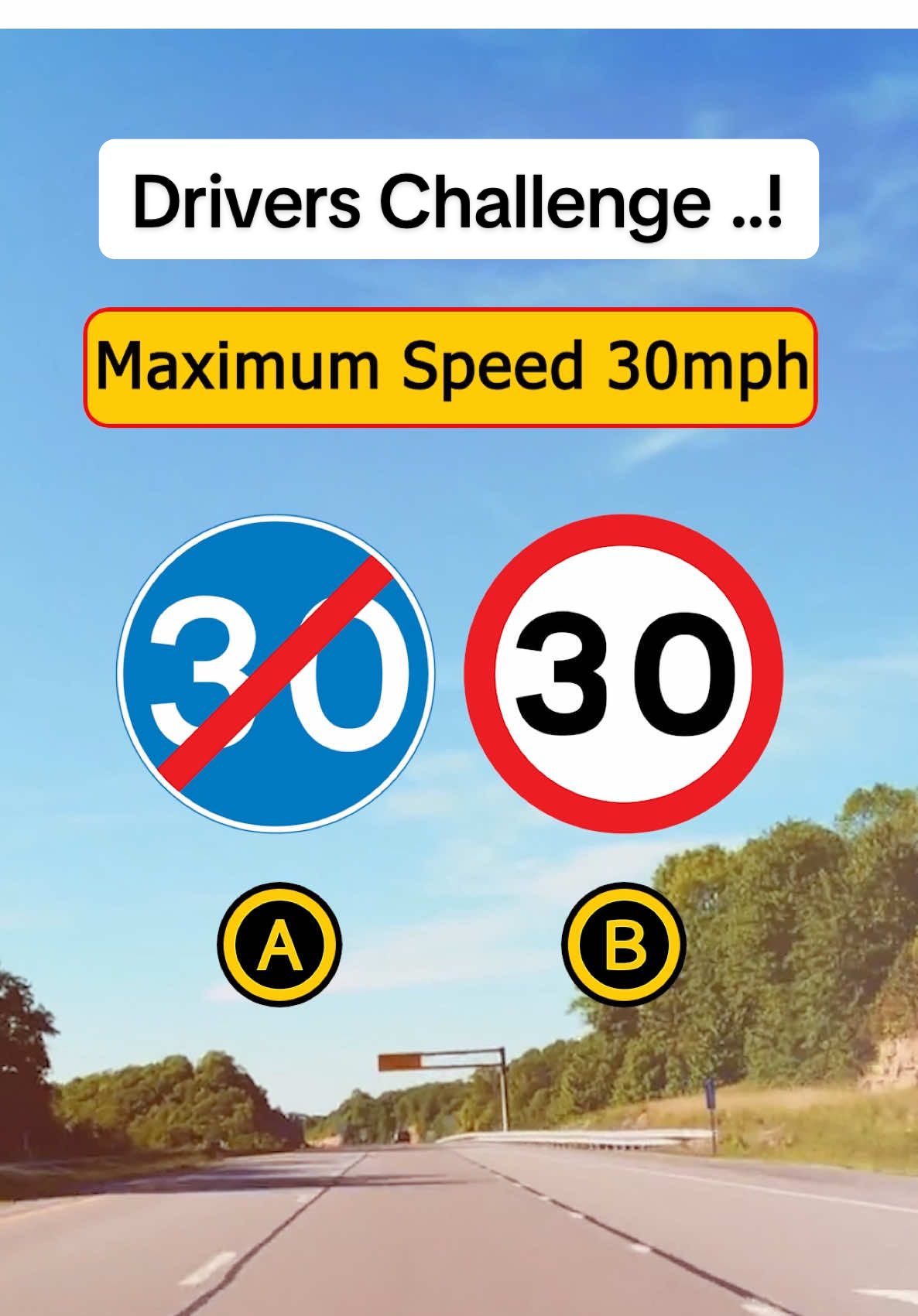 Road Sings Driver's Challenge 🚖🚗🚦#roadsings #driving #drivinglessons #roadtok #LearnOnTikTok 