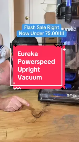 Eureka PowerSpeed Upright Vacuum — lightweight power for carpet + hard floors with upgraded cyclone suction. One-pass pickup, easy to maneuver. Tap the product card—check today’s price, coupon on, fast ship. #EurekaPowerSpeed #UprightVacuum #VacuumCleaner #CarpetCleaning  #creatorsearchinsights 