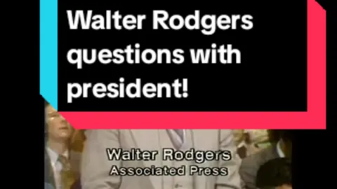 Part 6 | Walter Rodgers questions with president?#creatorsearchinsights #unitedstates #president #foryou #fyp 