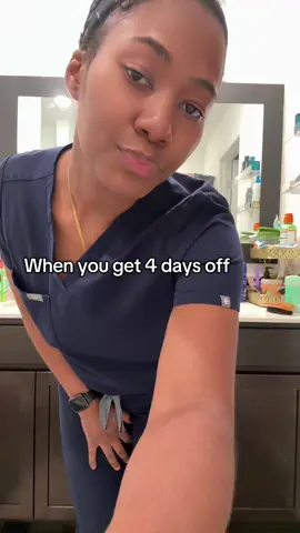The best Feeling is getting your 3 shifts over with! #nursesoftiktok #healthcare 