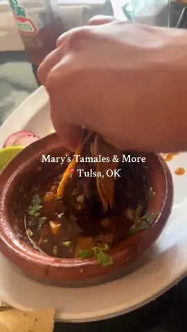 ✨ Visited this authentic, family-owned Mexican restaurant and it truly felt like home. The warm vibes and incredible food made it such a memorable experience. 🌮❤️ The best mole I’ve had since LA! Just the right amount of spiciness and sweetness. They were out of tamales de rajas so I didn’t get to try any of their tamales. The quesabirrias were so crispy and flavorful. Mary’s Tamales & More 📍Tulsa, OK #tulsaeats #tulsa #mexicanfood #authenticmexicanfood #Foodie