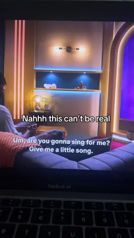 Not the “she wrote me a song man” after badgering her to sing for him #loveisblinduk 