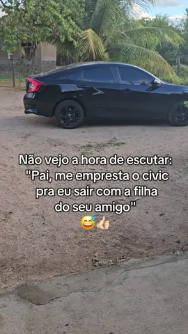 Boa sorte amigos 😅👍🏻 #civic #g10 #allblack #forromedoin 