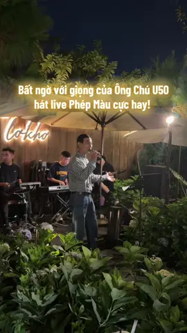 Bất ngờ với giọng ca của Ông Chú U50 hát live Phép Màu cực hay tại đêm nhạc Lơ Khơ!  #acousticthuduc #acousticnight #acousticsaigon #acousticlokho #liveacoustic 