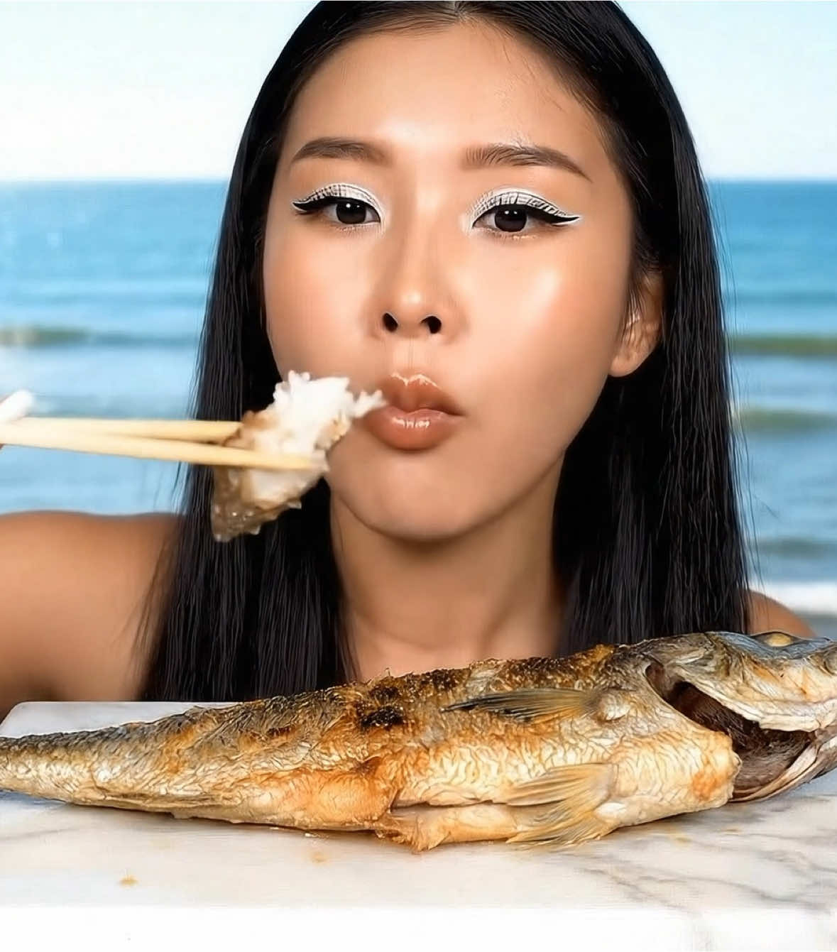 More Fish😁 #asmr #mukbang #asmrai #seafood #ai 
