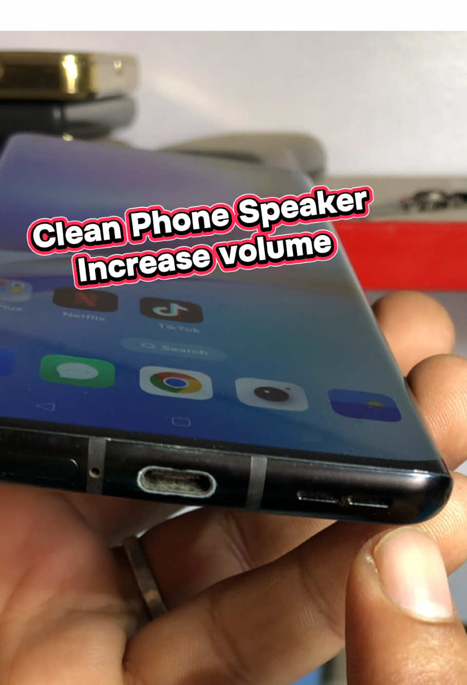 Cleaning Phone Speaker + Increas Volume #cleaning #tutorial #androidhacks #smartphonetricks 