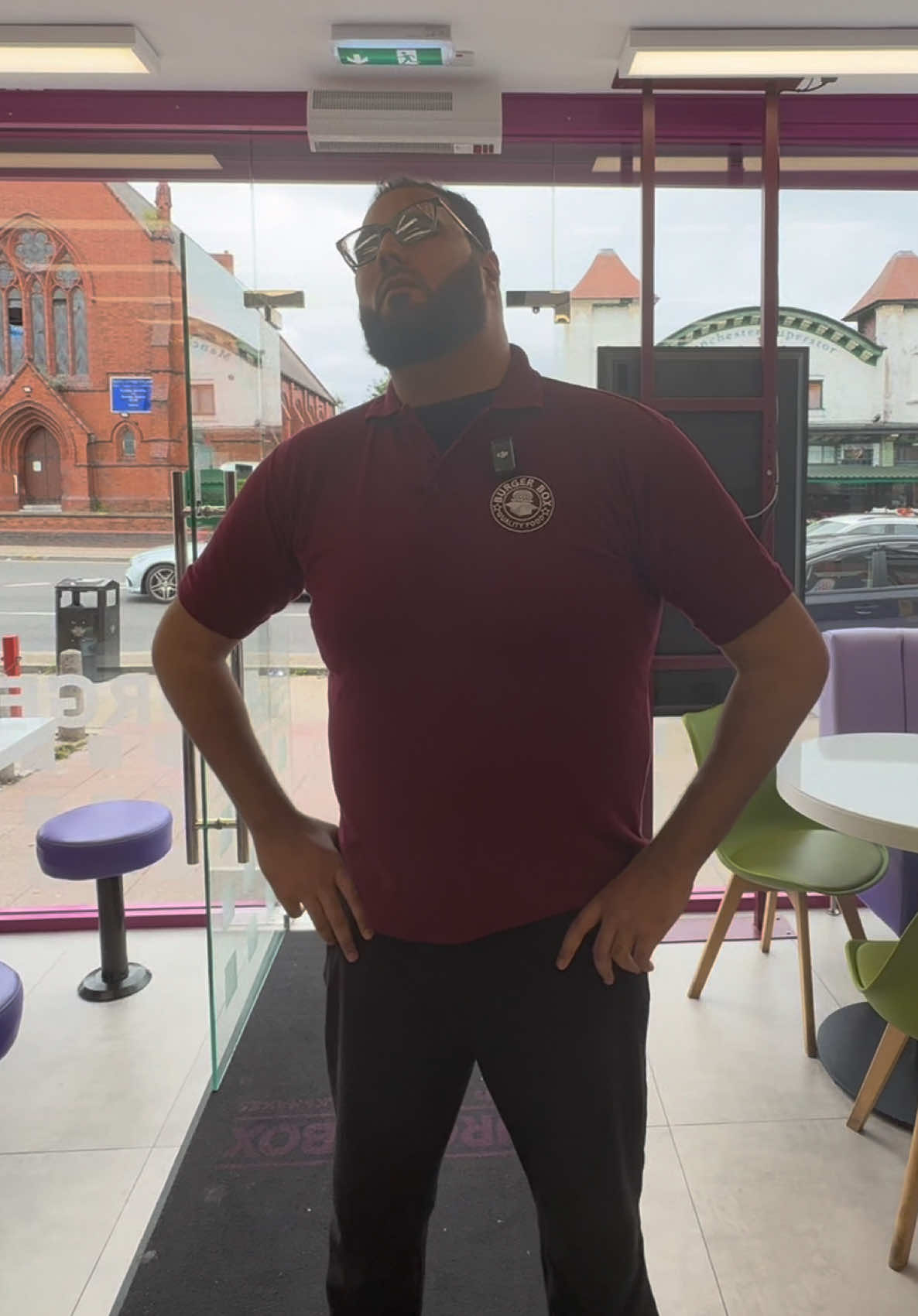 Thank god he’s here… #burgerbox #manchester #cheethamhill #Foodie #halal