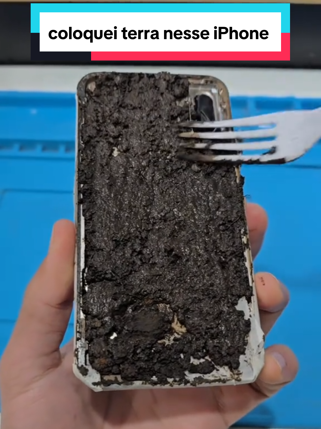 fiz um celular iPhone fake #fy #viral #viral_videos #apple #dicas 