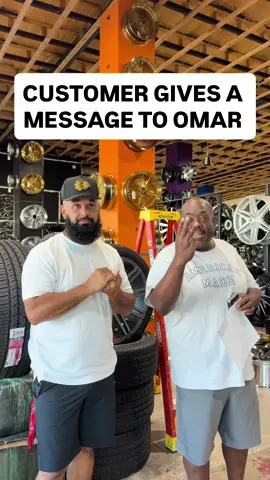 Customer Gives A Message To Omar 🤣 ➖➖➖➖➖➖➖ #Omarswheels #Wheels #Tires #Dallas #Texas #DallasTX #New