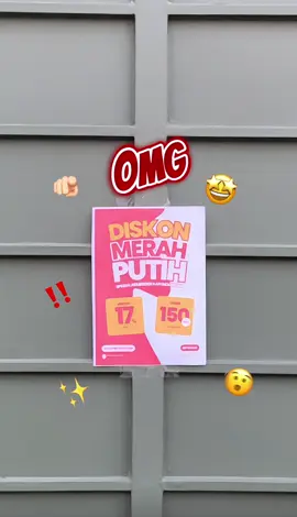 PROMO 17an 🇮🇩 cuma 1 hari aja🫨Diskon 17% all item🤩 #promomakanmerdeka #nareshstore #ootdhijab #promo #jeansoutfit 