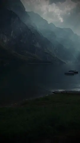 Dark day in Swiss Alps 🖤🇨🇭#relaxing #nostalgia #calmvibes #explore #darkaesthetic 