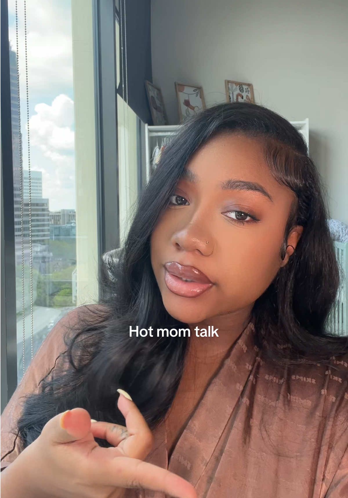 When I get dressed it reminds me that I ain’t lost & never will 🥰 #fy #blackgirltiktok #pregnant #thirdtrimester #adviceforgirls #pregnancytiktok 