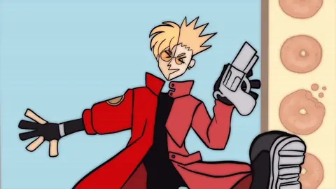 VASH ENAs voices! As a big fan of Dream BBQ and Trigun, I simply had to do this animation trend. #fyp #dreambbq #ena #trigun #vashthestampede