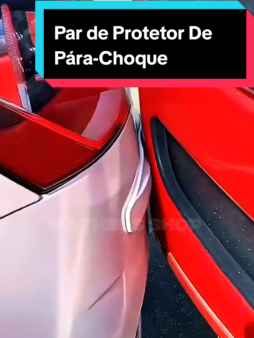 Par de Protetor De Pára-Choque 40cm para carro anticolisão #protetor #carro #oferta #tiktokshop 
