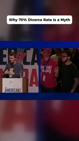 Why 70% Divorce Rate Is a Myth #charliekirk #debate #clips #clips 