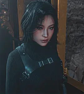 Poisonous lips: beauty with no antidote🧪💋 #residentevil #residentevil4 #residentevil4remake #residenteviledit #edit 